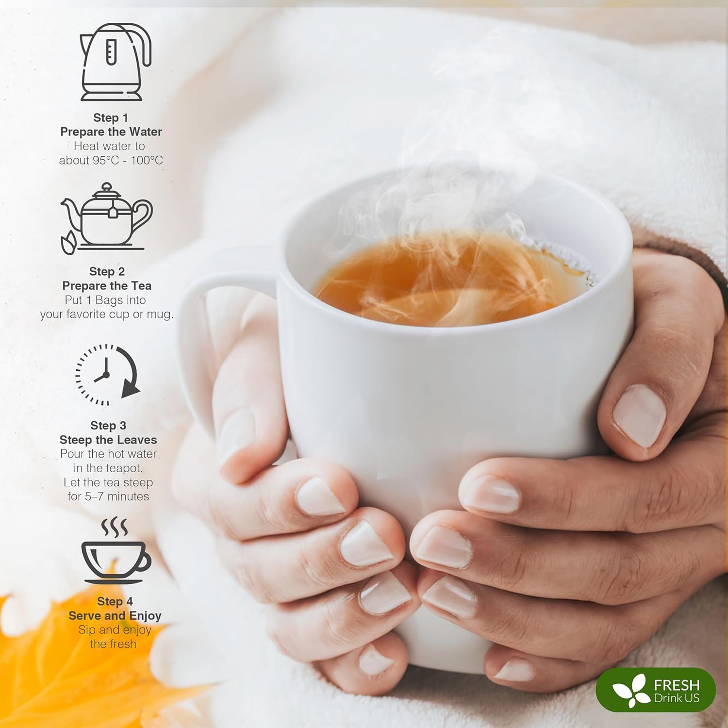 FreshDrinkUS Super Tea per Uomo – vista 4
